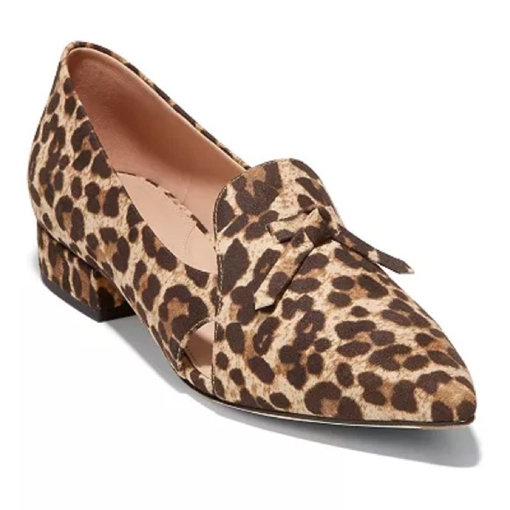 Cole Haan Viola Skimmer Women's Cheetah Print Dress Shoes Size 6